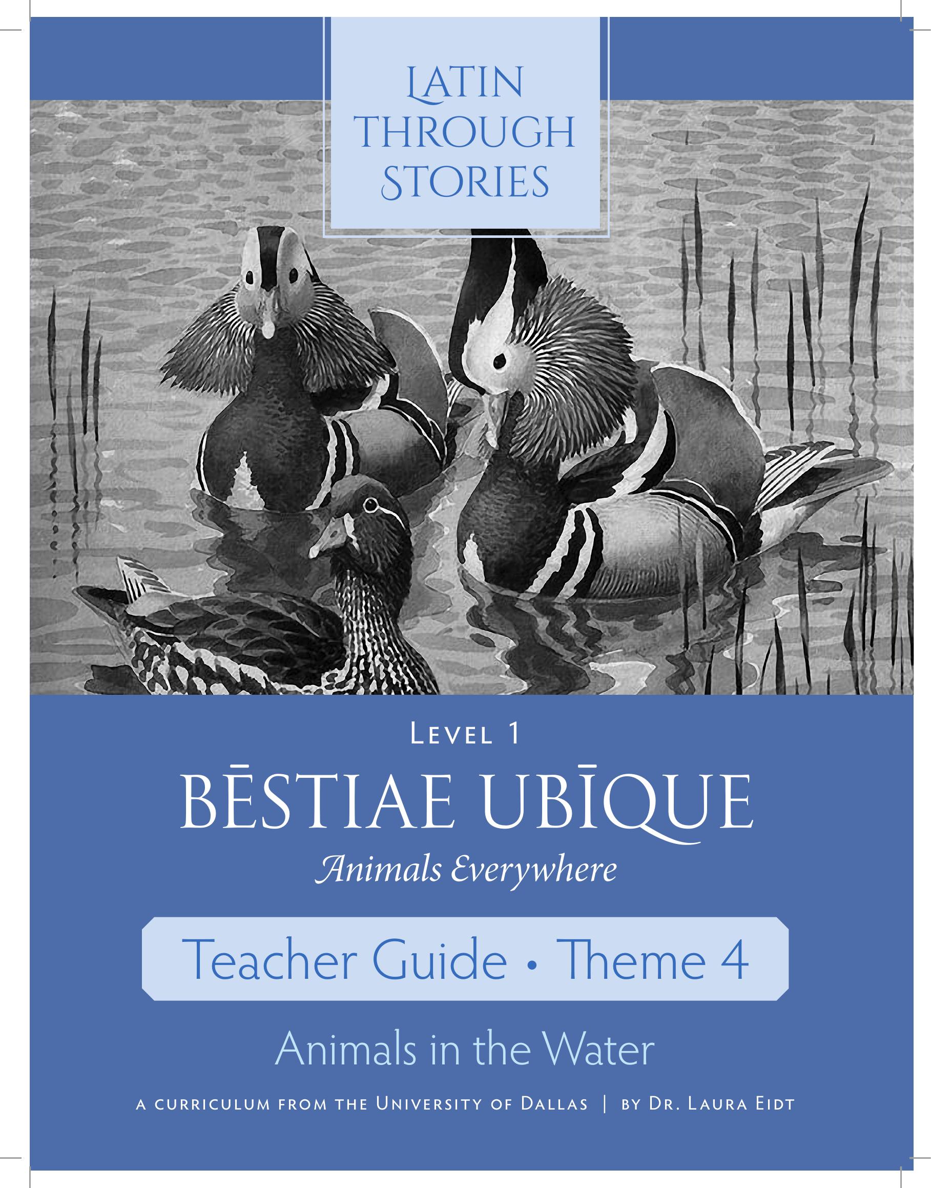 Level 1 Theme 4 Teacher Guide (black and white version)